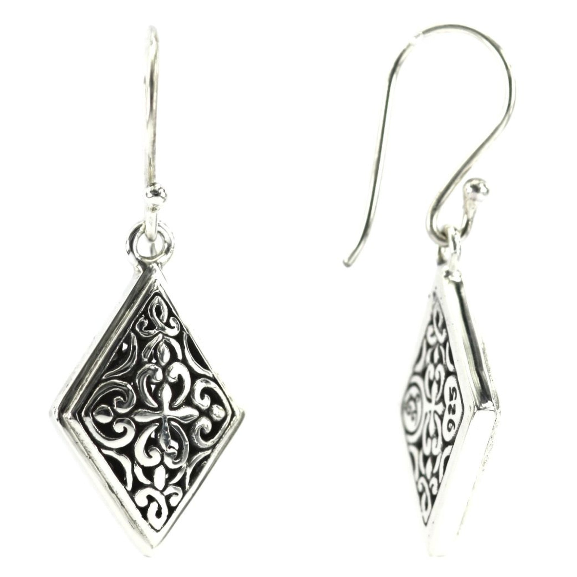 Sterling silver earrings.