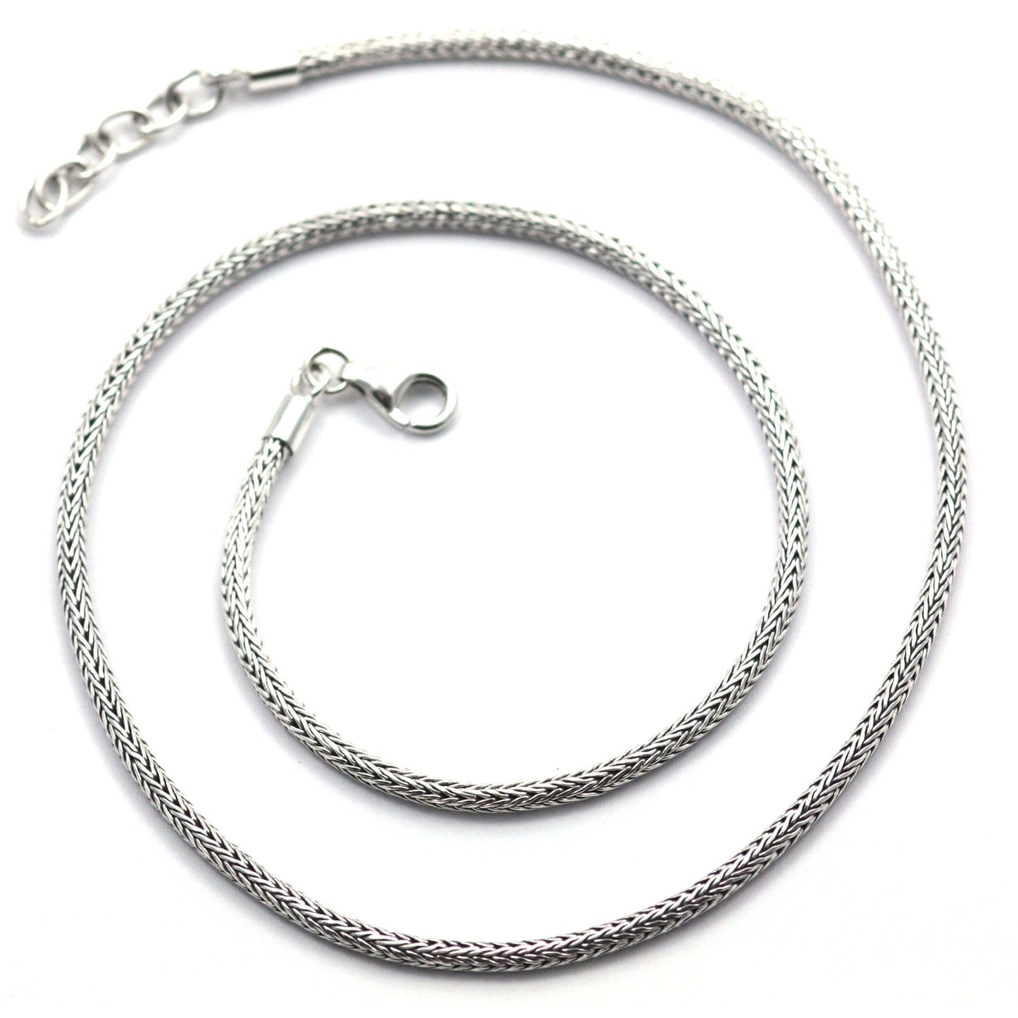 TN2m18-20" Herringbone Woven Fine Chain Necklace.