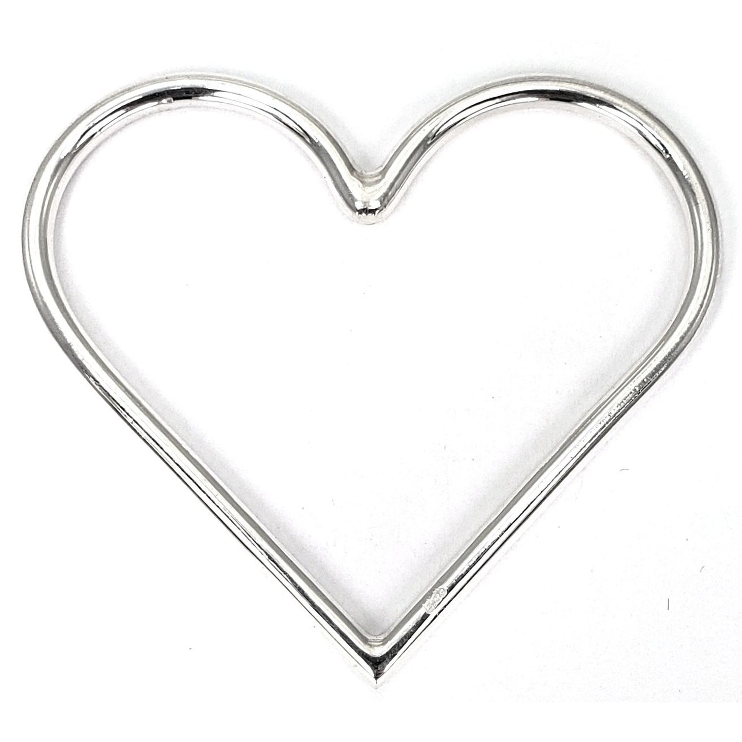 P790 SURA .925 Sterling Silver Heart Pendant from Bali