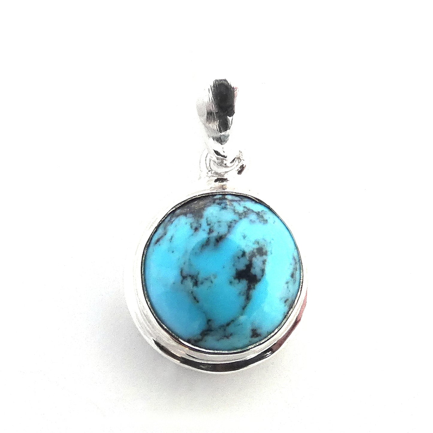 P710TQ Sterling Silver Pendant with Turquoise
