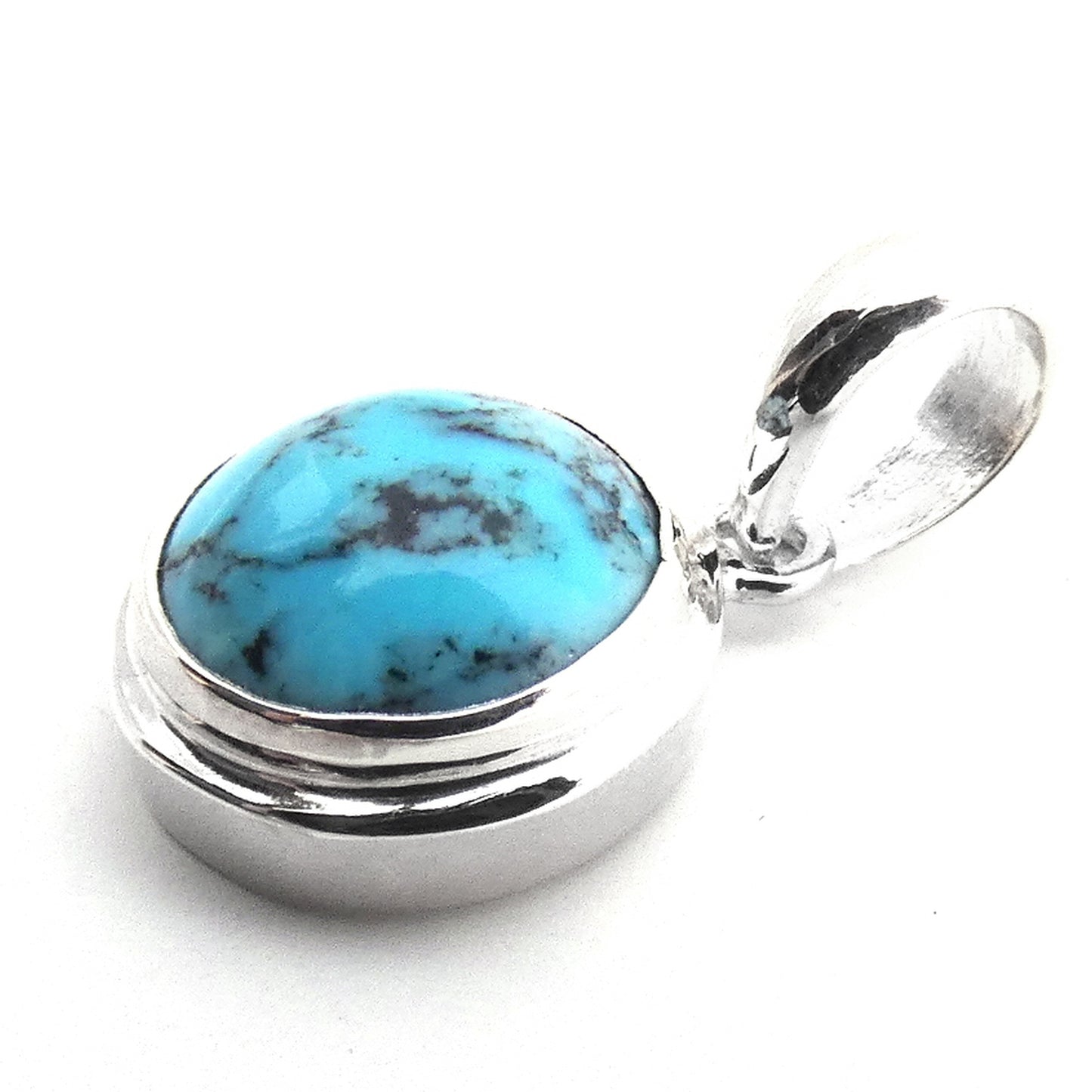 P710TQ Sterling Silver Pendant with Turquoise
