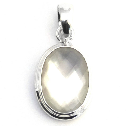 P745MPF SPECIAL EDITION Pendant with a 10x14mm Mother of Pearl Doublet
