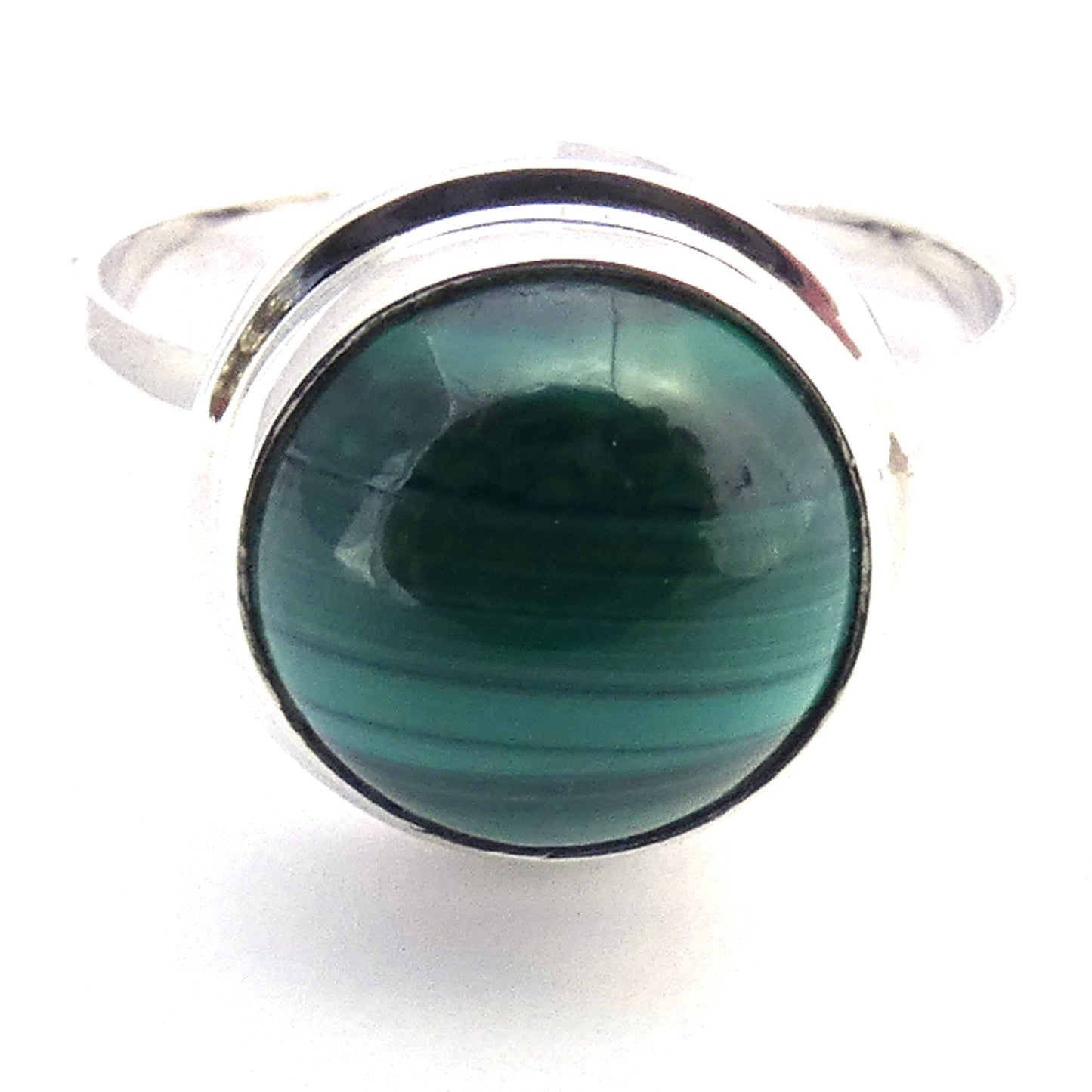 R745MA LIMITED .925 Sterling Silver Ring with Malachite