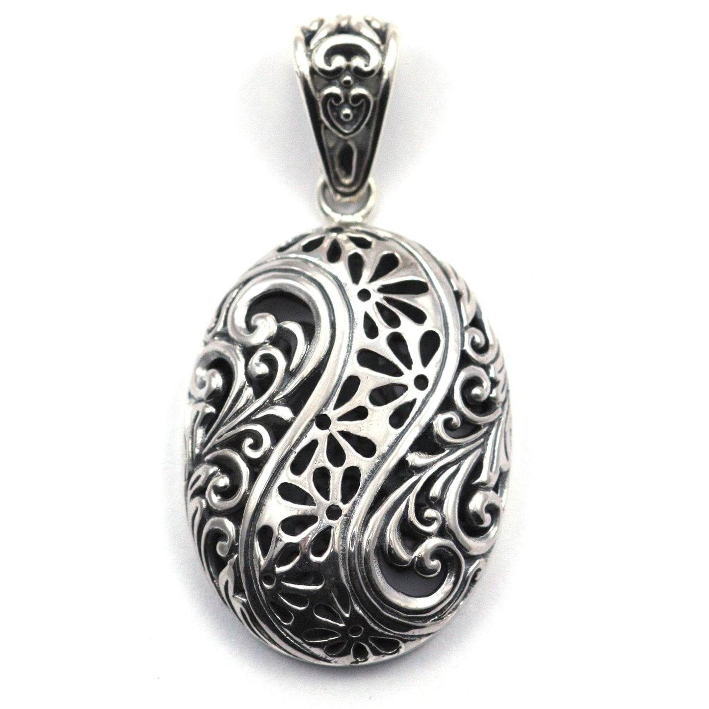 Sterling silver pendant.