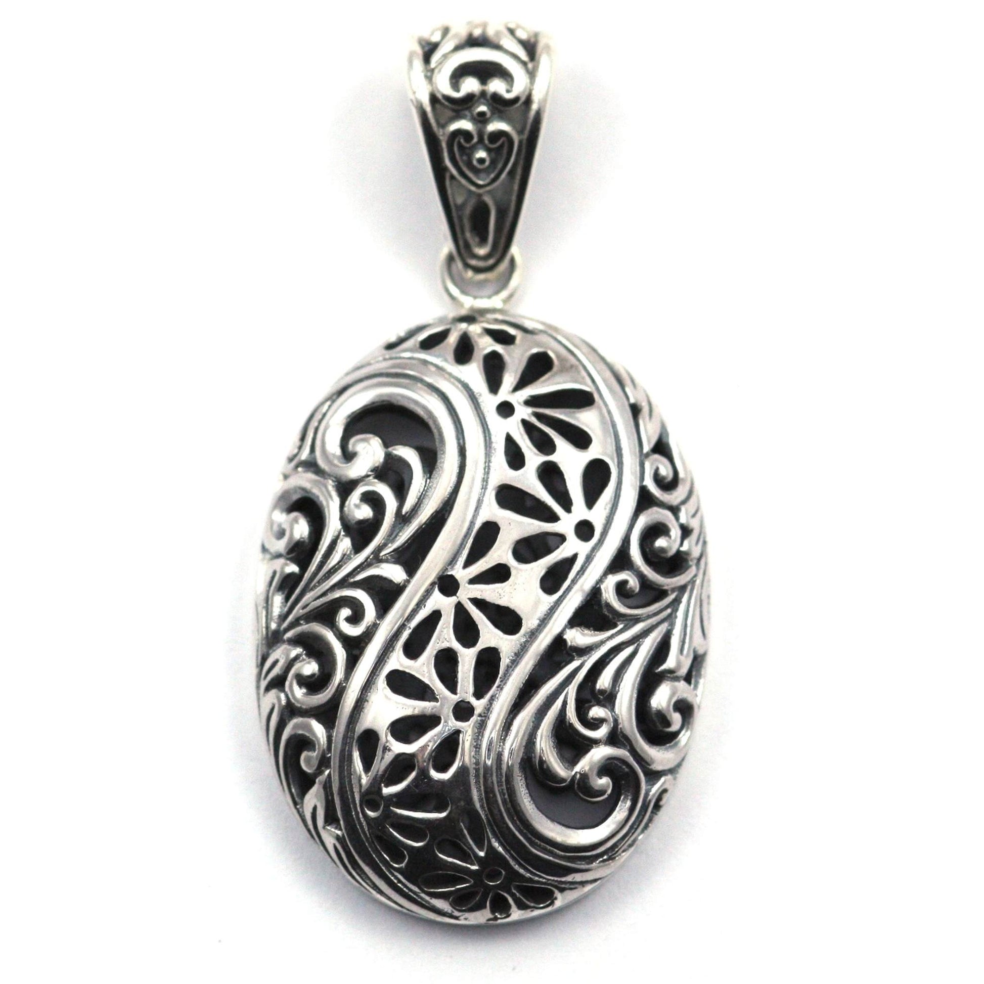 Sterling silver pendant.