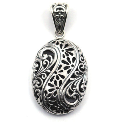 Sterling silver pendant.