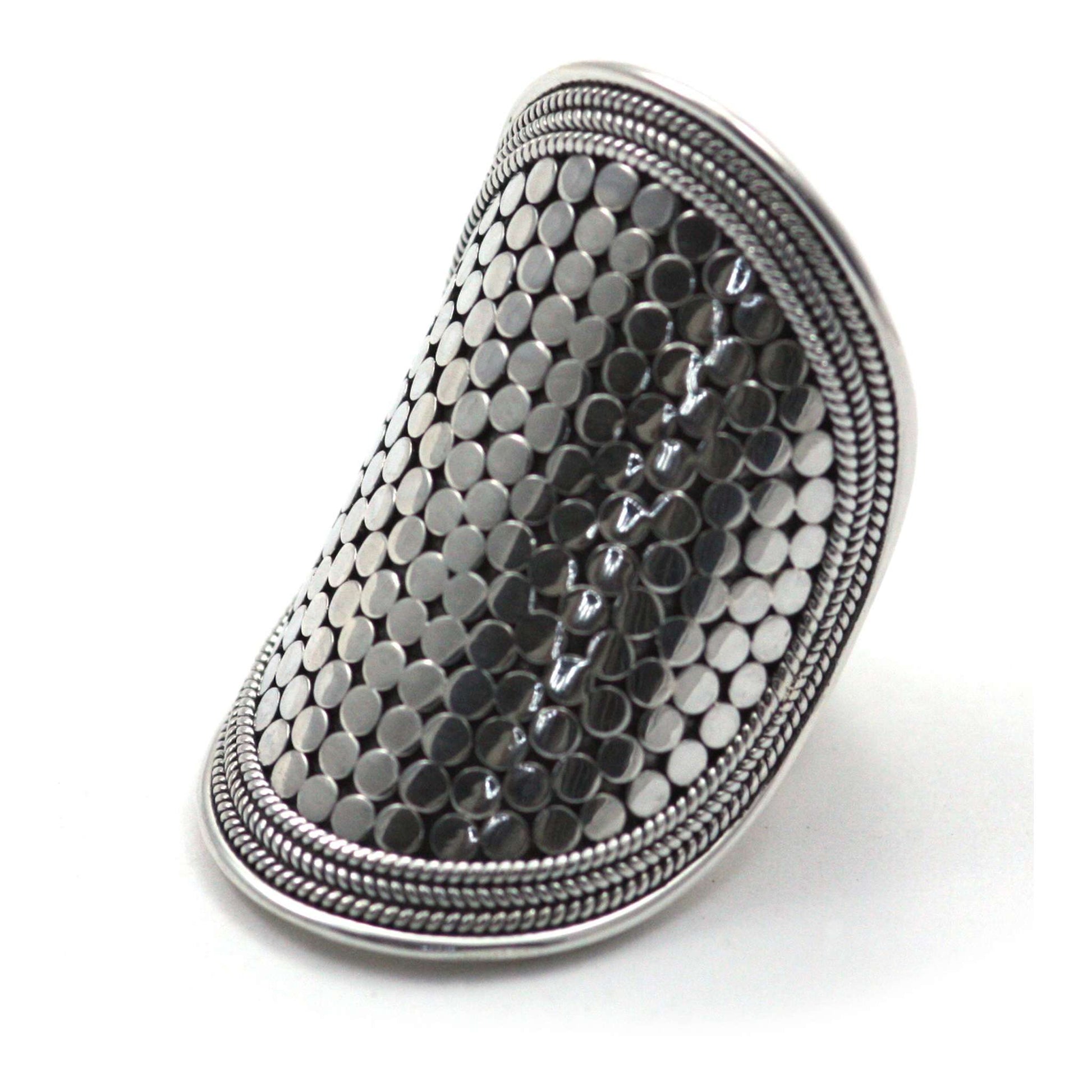 Sterling silver ring.