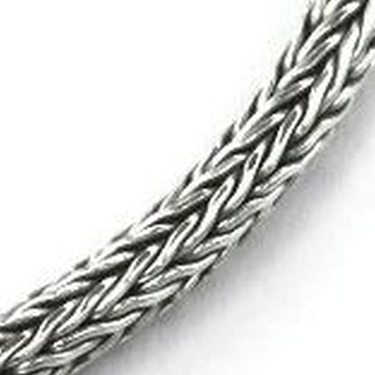Sterling silver chain bracelet.