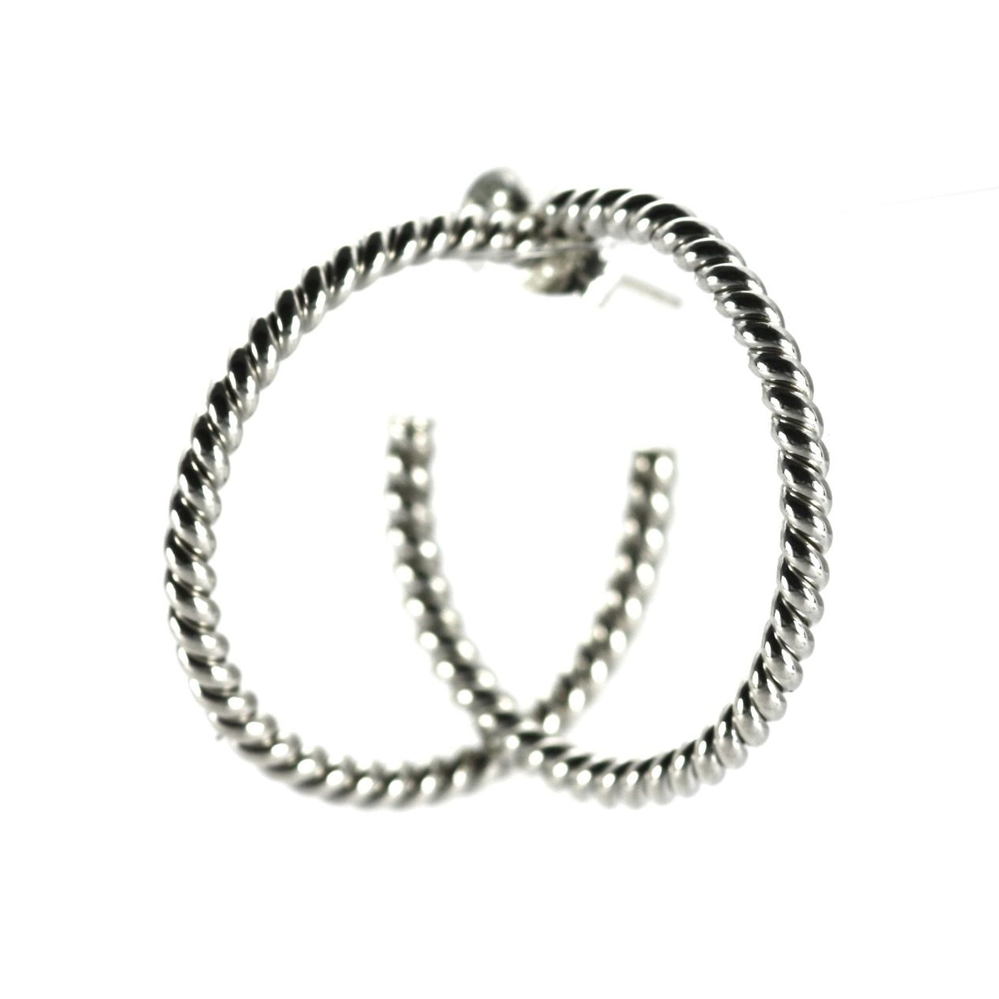 Sterling silver handmade earrings.