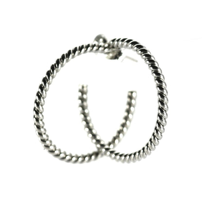 Sterling silver handmade earrings.