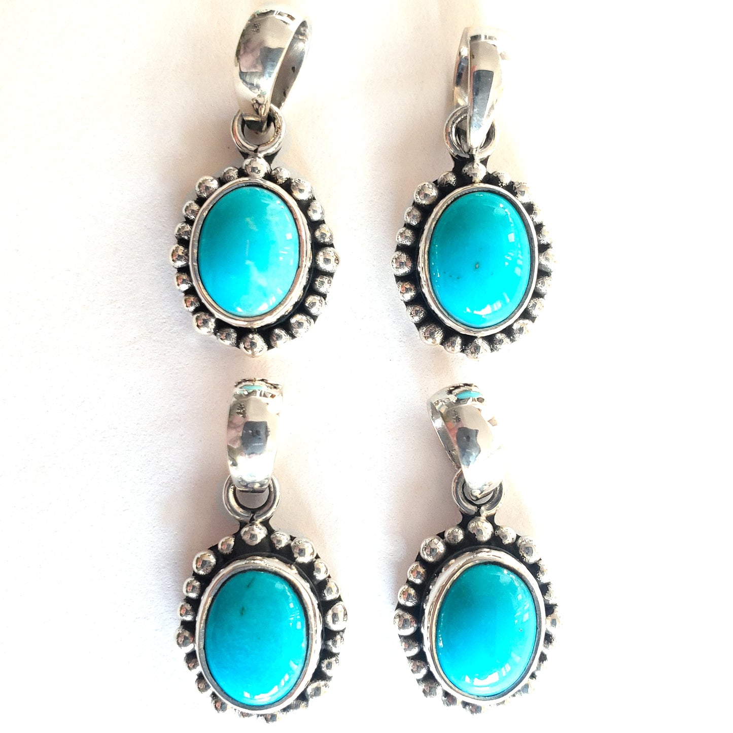 P004TQ LIMITED .925 Sterling Silver Pendant with Turquosie