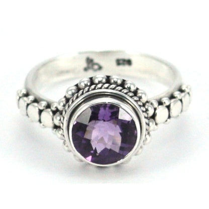 R003AM PADMA .925 Sterling Silver with Amethyst