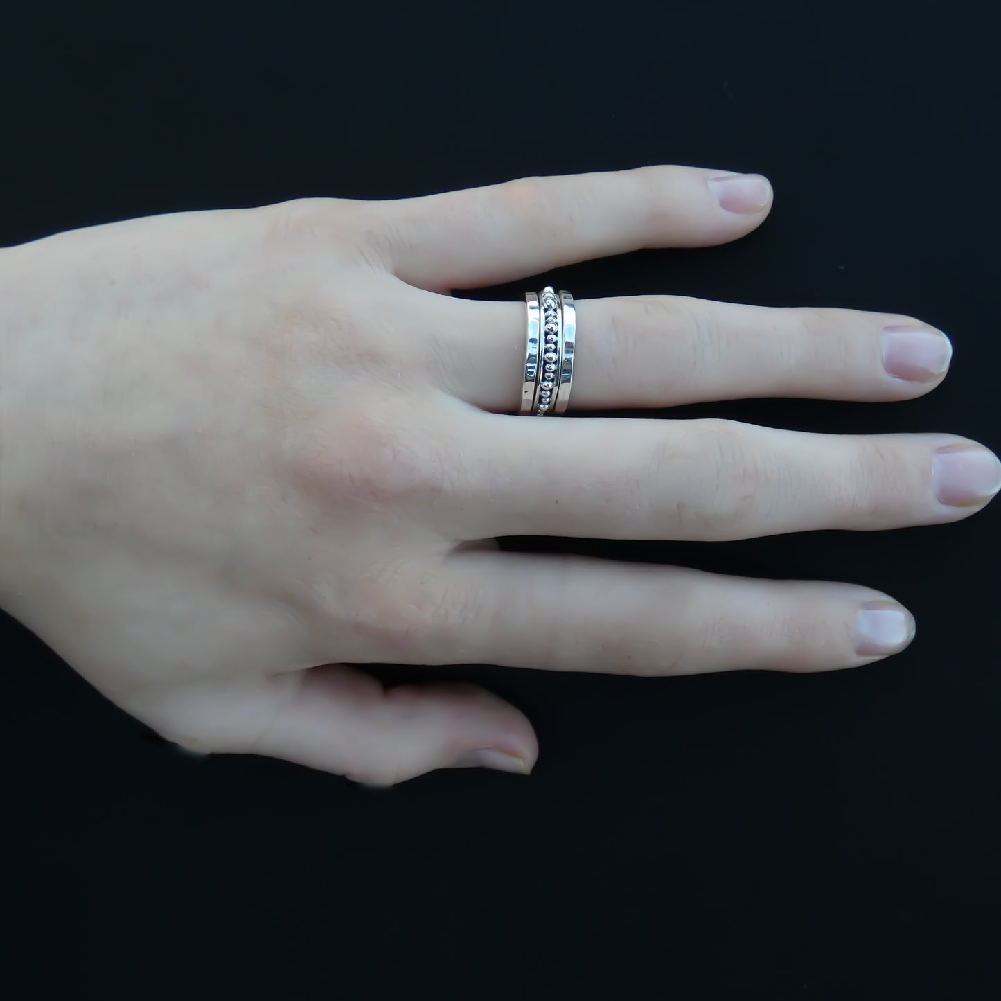 R060SET RAYA .925 Sterling Silver Stack Ring Set