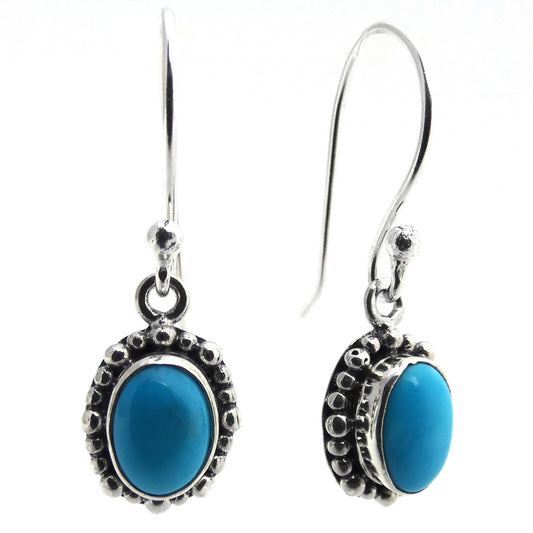 E004TQ LIMITED Sterling Silver Earrings with Turquoise
